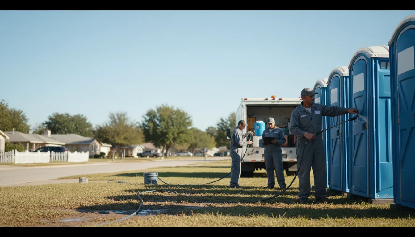 Long-Term Portable Toilet Rental in Murphy, TX near me